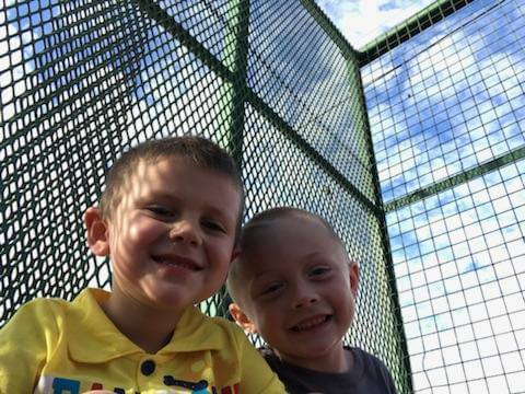 Children at Lil Red Hen Nursery Children and staff together at Lil Red Hen Nursery