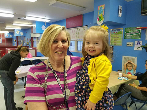 Children at Lil Red Hen Nursery Children and staff together at Lil Red Hen Nursery