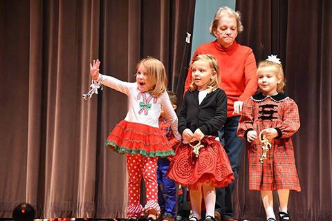 Children at Lil Red Hen Nursery Children and staff together at Lil Red Hen Nursery